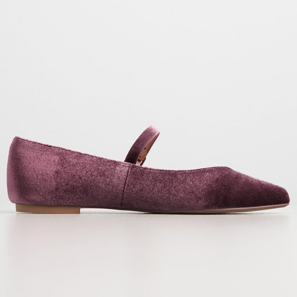 Modcloth Velvet Ballet Flats - Picture 4 of 7